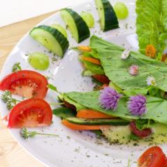 Ananas rypäleen collard kääreet