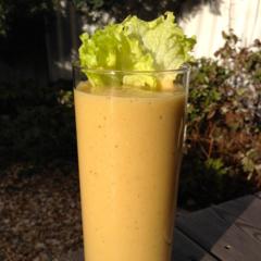 Orange - banaani Joulu - smoothie