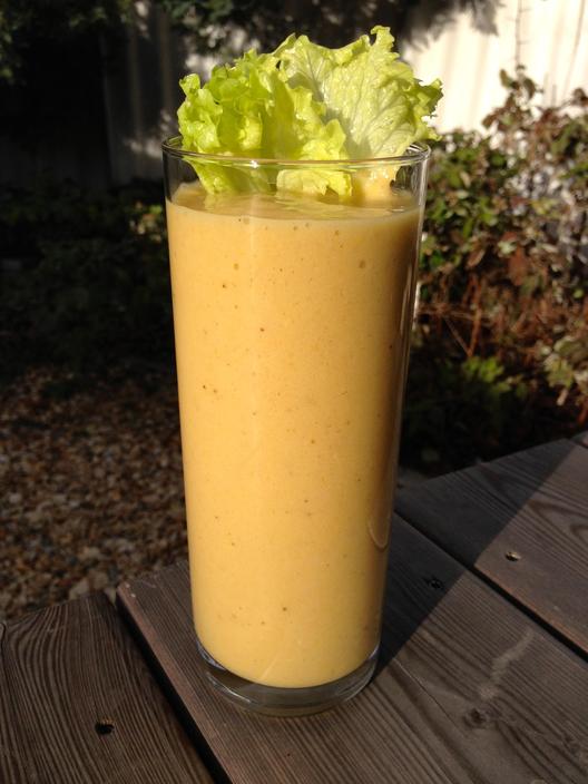 Orange - banaani Joulu - smoothie