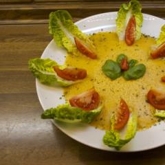  Ananas - paprikat - basilika - keitto